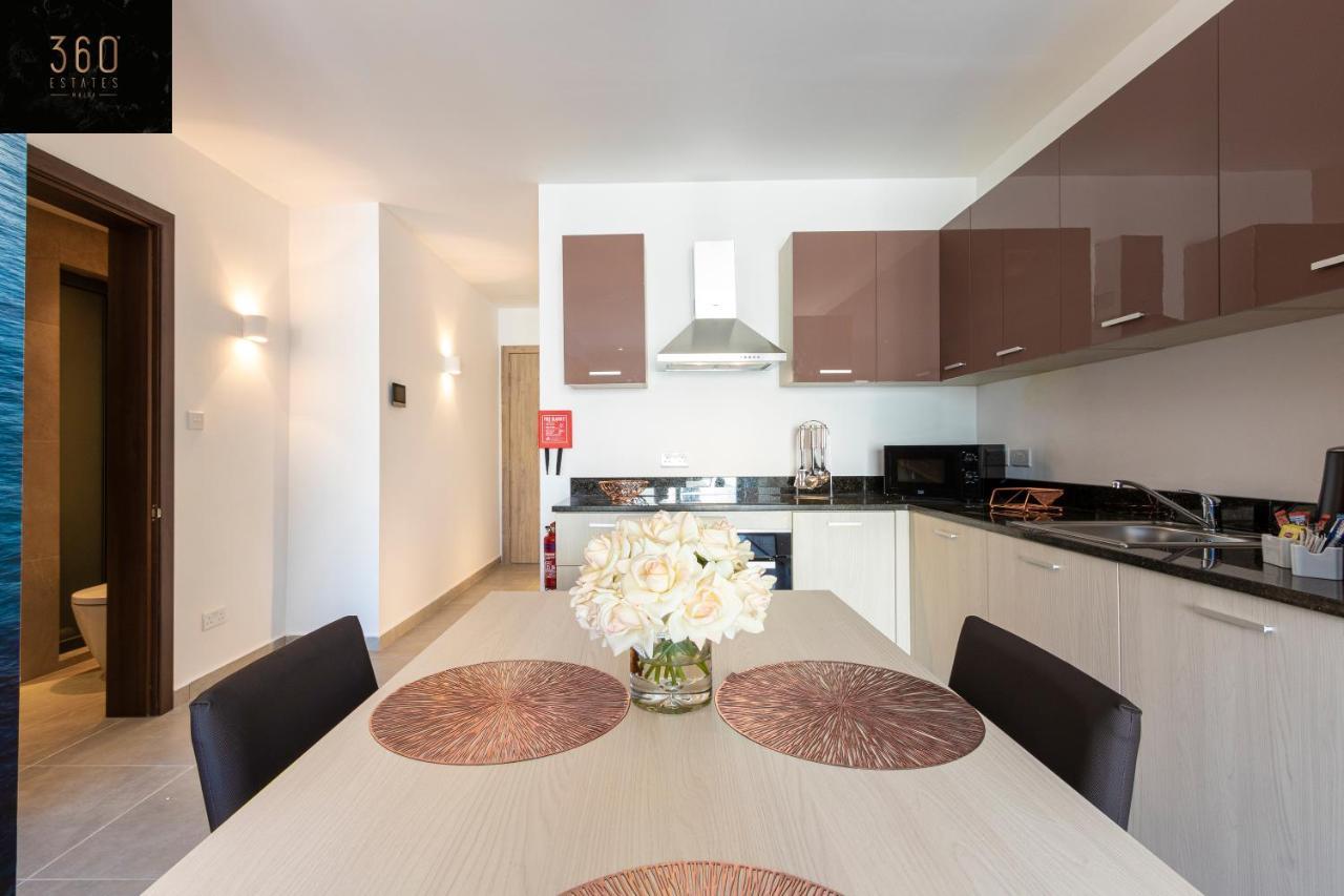 High-End Central Apt With Comfy Bed & Super Wifi By 360 Estates San Gwann Ngoại thất bức ảnh