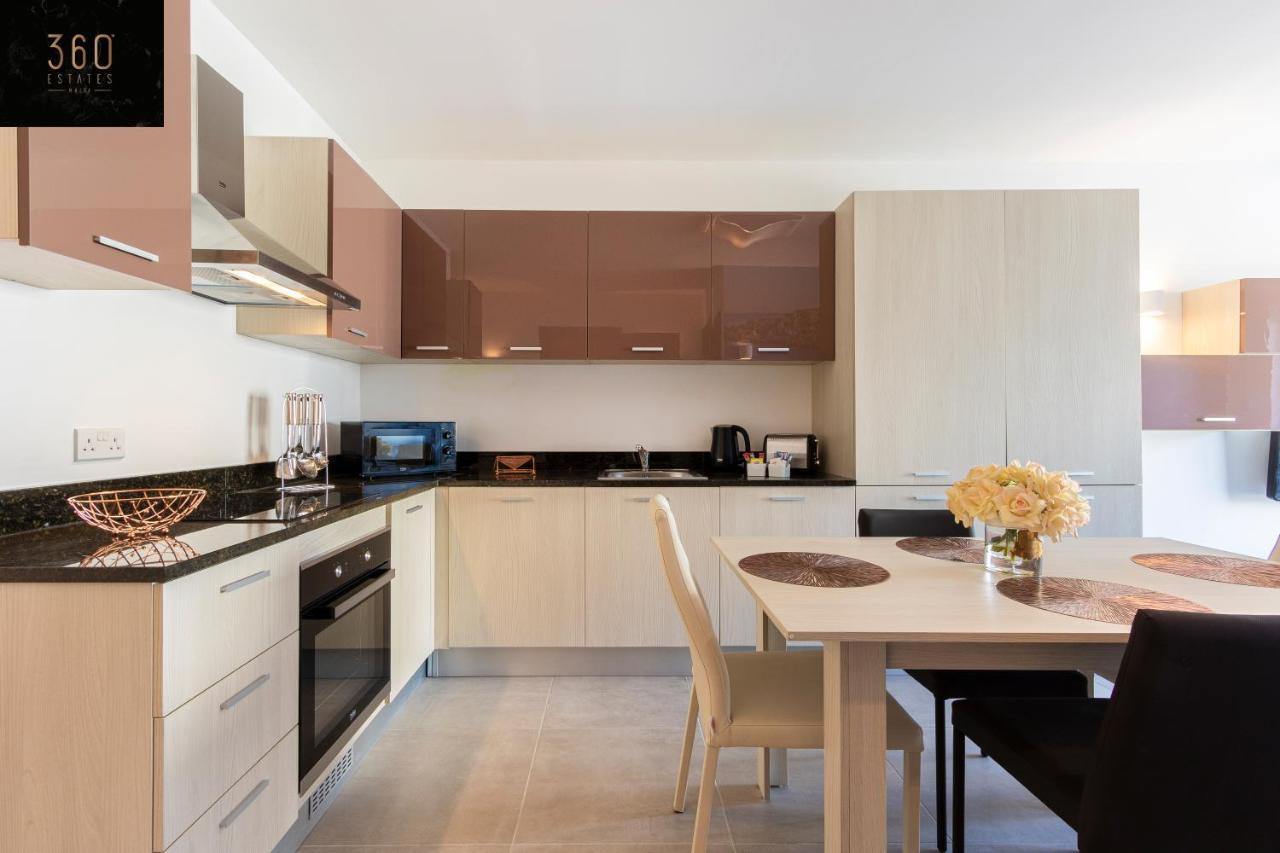 High-End Central Apt With Comfy Bed & Super Wifi By 360 Estates San Gwann Ngoại thất bức ảnh