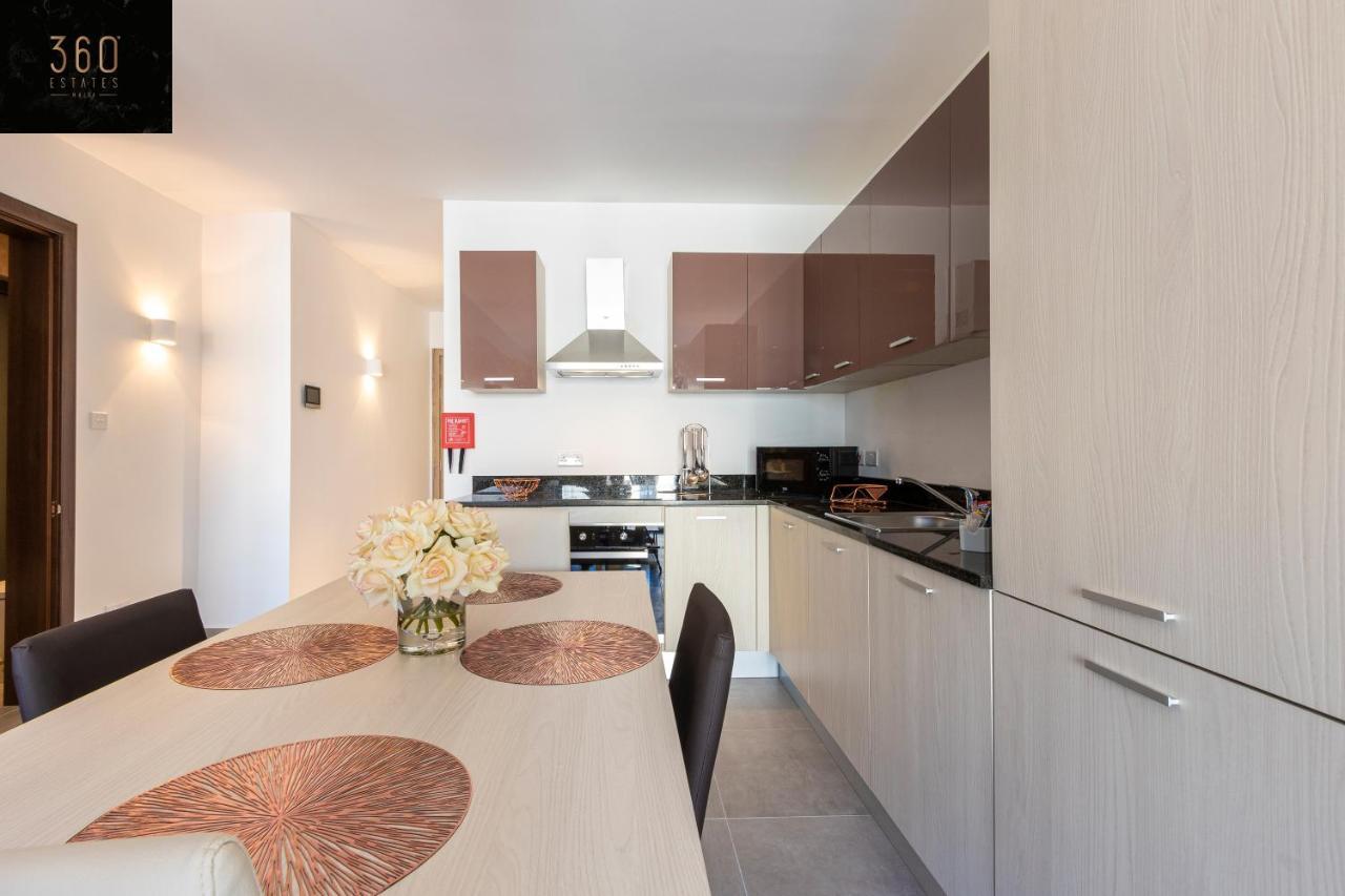 High-End Central Apt With Comfy Bed & Super Wifi By 360 Estates San Gwann Ngoại thất bức ảnh