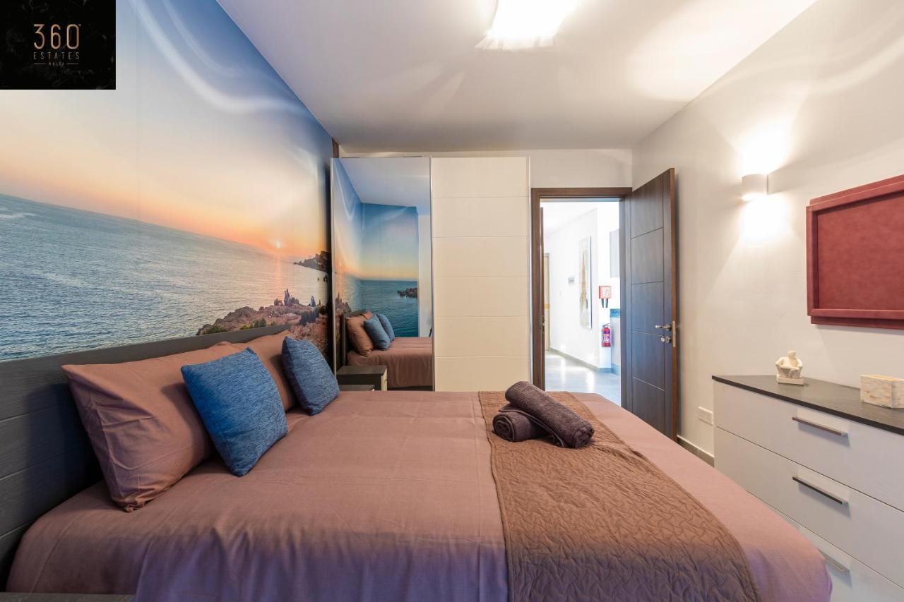 High-End Central Apt With Comfy Bed & Super Wifi By 360 Estates San Gwann Ngoại thất bức ảnh