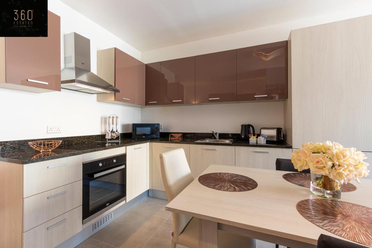 High-End Central Apt With Comfy Bed & Super Wifi By 360 Estates San Gwann Ngoại thất bức ảnh