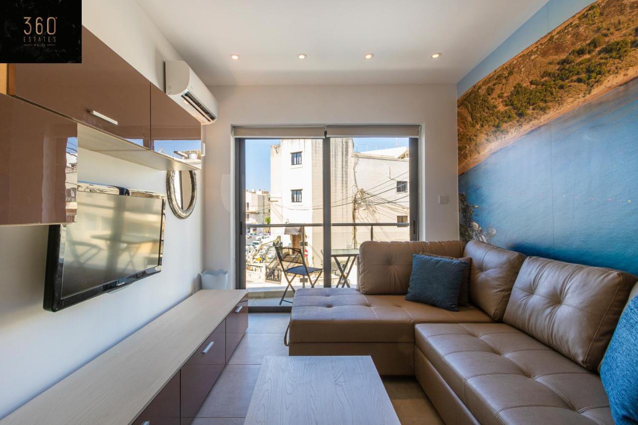 High-End Central Apt With Comfy Bed & Super Wifi By 360 Estates San Gwann Ngoại thất bức ảnh